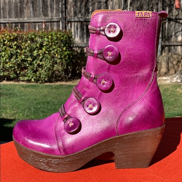 Jafa | Shoes | Jafa 67 Berry Button Boot Size 37 | Poshmark